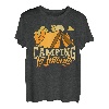 Camping ist in Zelten Lustiges Camper Wortspiel Design T-Shirt