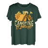 Camping ist in Zelten Lustiges Camper Wortspiel Design T-Shirt