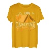 Camping ist in Zelten Lustiges Camper Wortspiel Design T-Shirt