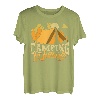 Camping ist in Zelten Lustiges Camper Wortspiel Design T-Shirt