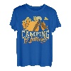 Camping ist in Zelten Lustiges Camper Wortspiel Design T-Shirt