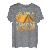 Camping ist in Zelten Lustiges Camper Wortspiel Design T-Shirt