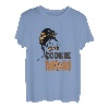 Damen Cookie Mom Dealer Scout Girl Truppenführer Messy Bun Funny T-Shirt