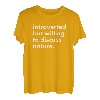 Introvertiert aber bereit, die Natur zu besprechen T-Shirt