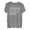 Introvertiert aber bereit, die Natur zu besprechen T-Shirt