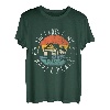 The Cabin Is My Happiest Place Log Cabin Life Introvert Geschenk T-Shirt