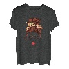 Damen Frauenkopf Camping Motiv Frau Mädchen T-Shirt