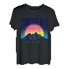 Lake Tahoe California Mountain Sunset Wandern Vintage Retro T-Shirt
