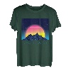 Lake Tahoe California Mountain Sunset Wandern Vintage Retro T-Shirt