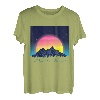 Lake Tahoe California Mountain Sunset Wandern Vintage Retro T-Shirt
