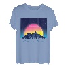 Lake Tahoe California Mountain Sunset Wandern Vintage Retro T-Shirt