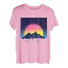 Lake Tahoe California Mountain Sunset Wandern Vintage Retro T-Shirt