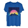 Lake Tahoe California Mountain Sunset Wandern Vintage Retro T-Shirt