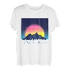Lake Tahoe California Mountain Sunset Wandern Vintage Retro T-Shirt