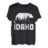 Idaho Bear Grizzly Pride Outdoor Wandern Naturliebhaber Vintage T-Shirt