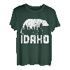 Idaho Bear Grizzly Pride Outdoor Wandern Naturliebhaber Vintage T-Shirt