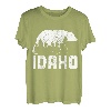 Idaho Bear Grizzly Pride Outdoor Wandern Naturliebhaber Vintage T-Shirt