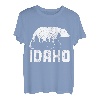 Idaho Bear Grizzly Pride Outdoor Wandern Naturliebhaber Vintage T-Shirt
