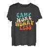 Camp More Worry Less - Outdoorsy Campingausrüstung & Wohnmobil Vintage T-Shirt