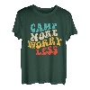 Camp More Worry Less - Outdoorsy Campingausrüstung & Wohnmobil Vintage T-Shirt
