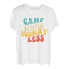 Camp More Worry Less - Outdoorsy Campingausrüstung & Wohnmobil Vintage T-Shirt