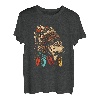 Abstraktes Wolfgesicht, ethnischer Stamm, Wolf, Liebhaber, Wölfe, Kopfschmuck T-Shirt