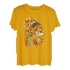 Abstraktes Wolfgesicht, ethnischer Stamm, Wolf, Liebhaber, Wölfe, Kopfschmuck T-Shirt
