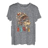 Abstraktes Wolfgesicht, ethnischer Stamm, Wolf, Liebhaber, Wölfe, Kopfschmuck T-Shirt