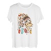 Abstraktes Wolfgesicht, ethnischer Stamm, Wolf, Liebhaber, Wölfe, Kopfschmuck T-Shirt