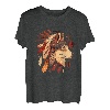 Wolfgesichtskopfschmuck Tribe Ethno Abstrakt Wolf Liebhaber Wölfe T-Shirt