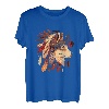Wolfgesichtskopfschmuck Tribe Ethno Abstrakt Wolf Liebhaber Wölfe T-Shirt