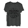 Das Leben ist am schönsten, wenn du campst. Lustige Grafik T-Shirt