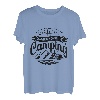 Das Leben ist am schönsten, wenn du campst. Lustige Grafik T-Shirt