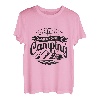 Das Leben ist am schönsten, wenn du campst. Lustige Grafik T-Shirt