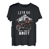 Gehen Sie etwas wo ruhiges Abenteuer Wandern Mountainbike T-Shirt