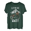 Gehen Sie etwas wo ruhiges Abenteuer Wandern Mountainbike T-Shirt