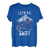 Gehen Sie etwas wo ruhiges Abenteuer Wandern Mountainbike T-Shirt