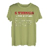 5 Dinge, die ich in meinem Leben brauche: Reisen, Camping-Liebhaber T-Shirt