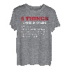 5 Dinge, die ich in meinem Leben brauche: Reisen, Camping-Liebhaber T-Shirt