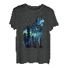 Wolf-Silhouette, Vintage-Stil, Nationalpark, Wolf, Wildtiere, Natur T-Shirt