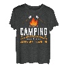 Campen wo Freunde und Marshmallows T-Shirt