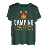 Campen wo Freunde und Marshmallows T-Shirt
