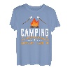Campen wo Freunde und Marshmallows T-Shirt