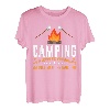 Campen wo Freunde und Marshmallows T-Shirt