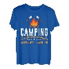 Campen wo Freunde und Marshmallows T-Shirt