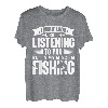 Ich sehe aus, als würde ich zuhören, aber in meinem Kopf fische ich Fische T-Shirt