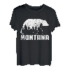 Montana Bear Grizzly Pride Outdoor Wandern Natur Vintage PNW T-Shirt