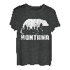 Montana Bear Grizzly Pride Outdoor Wandern Natur Vintage PNW T-Shirt