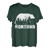 Montana Bear Grizzly Pride Outdoor Wandern Natur Vintage PNW T-Shirt