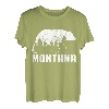 Montana Bear Grizzly Pride Outdoor Wandern Natur Vintage PNW T-Shirt